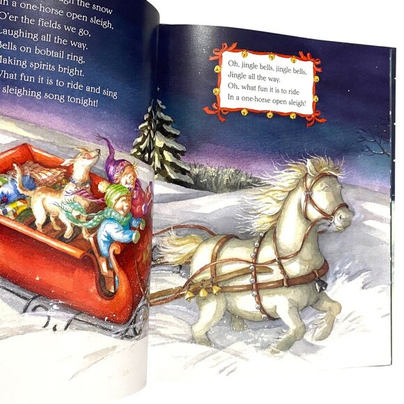 Jingle Bells The Night Before Christmas Childrens Picture Books Holiday Colorful - Picture 3 of 11